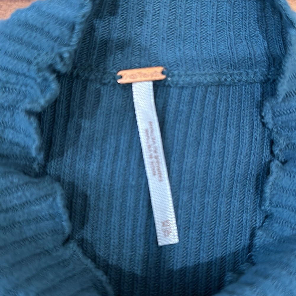 Free People Ribbed Long Sleeve Top Size XS - Picture 5 of 5